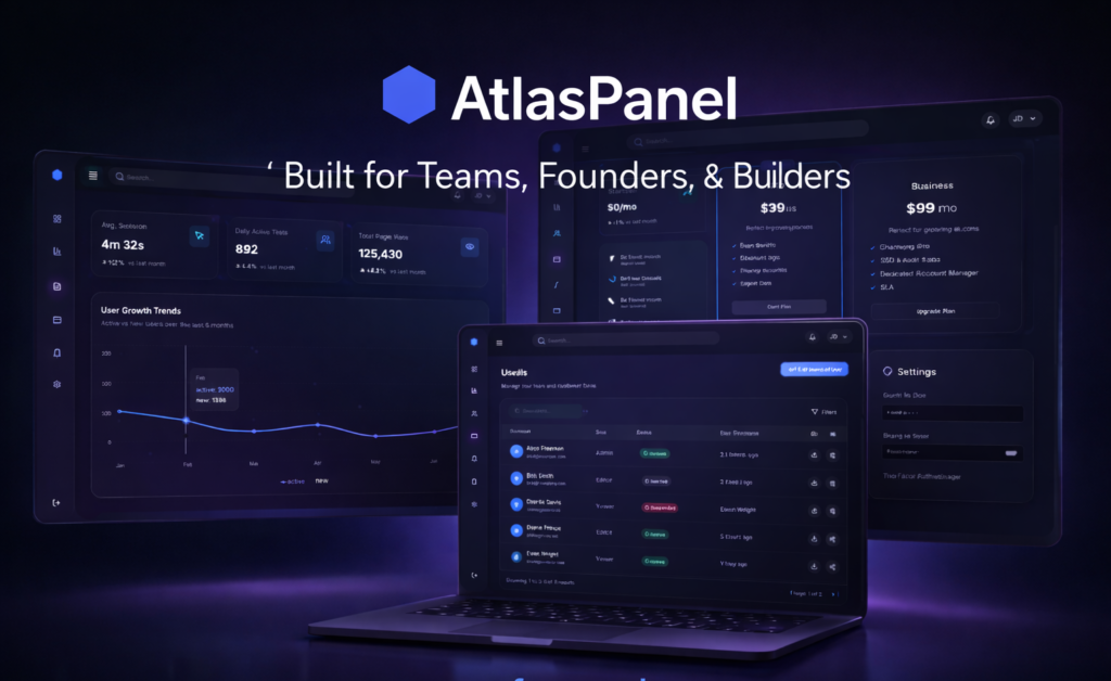 AtlasPanel - UIUX Satyam