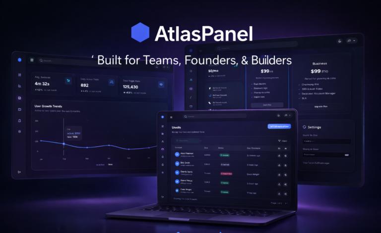 AtlasPanel - UIUX Satyam